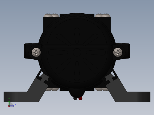 微型隔膜泵三维左视缩略图