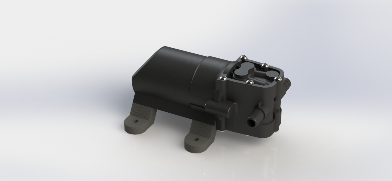 微型隔膜泵三维