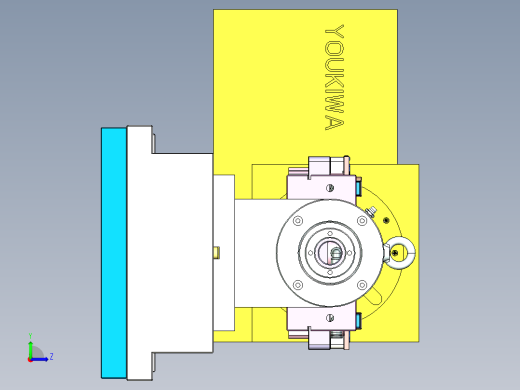 Z581C-笔记本CNC工装夹具三维模型CNC2-0827左视缩略图