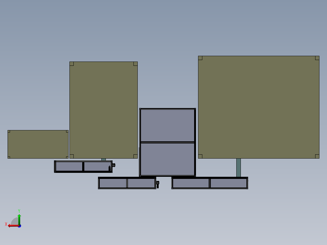 CD盒全自动折弯机sw18可编辑后视图