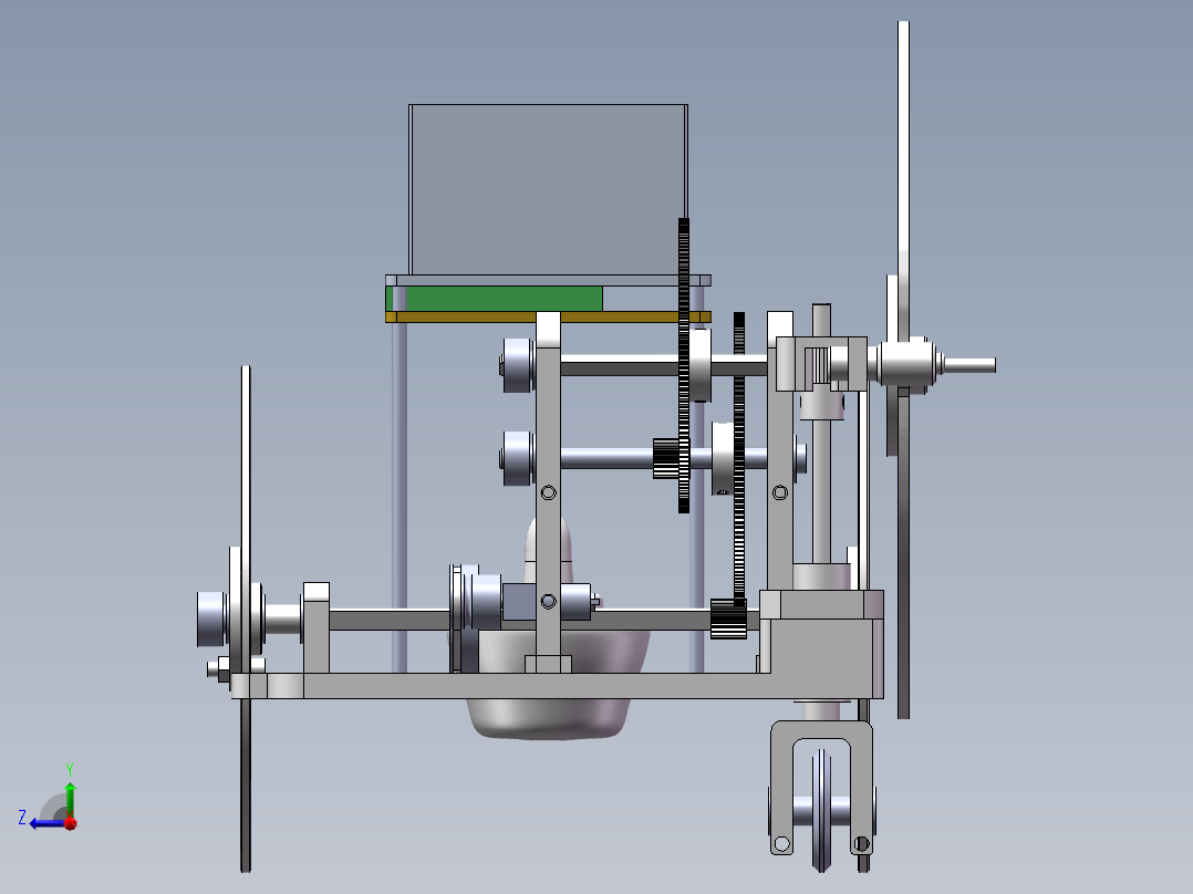 温差电动小车（长征路线）右视图