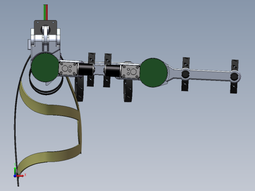 可穿戴上肢外骨骼机械臂前视缩略图