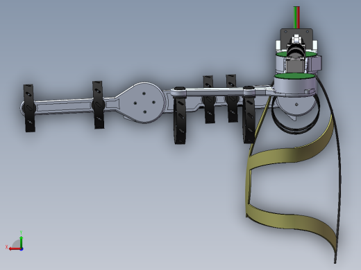 可穿戴上肢外骨骼机械臂后视缩略图