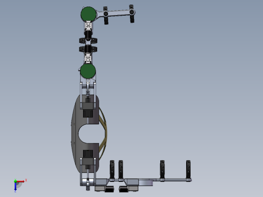可穿戴上肢外骨骼机械臂俯视缩略图