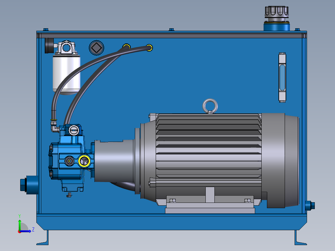 Continental Hydraulics-LR30-A-20BMTCF-H1-FRC10液压元件左视图