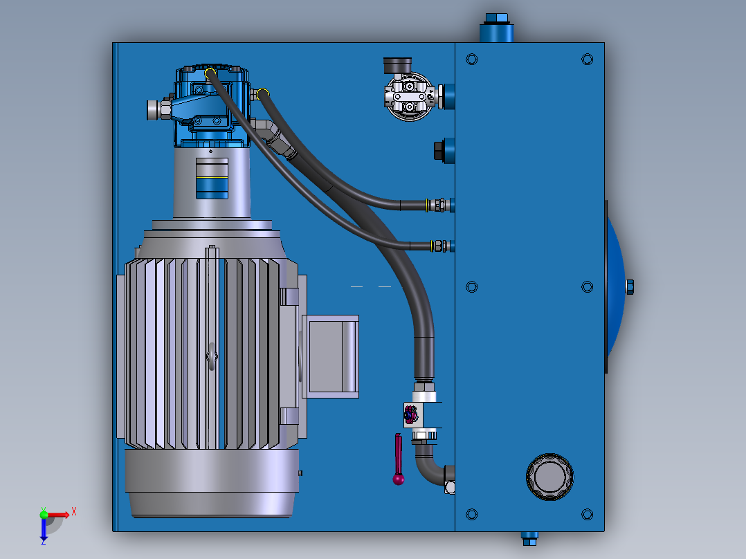 Continental Hydraulics-LR30-A-20BMTCF-H1-FRC10液压元件俯视图