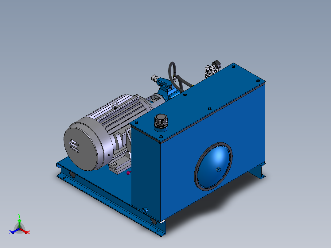 Continental Hydraulics-LR30-A-20BMTCF-H1-FRC10液压元件正等轴测图