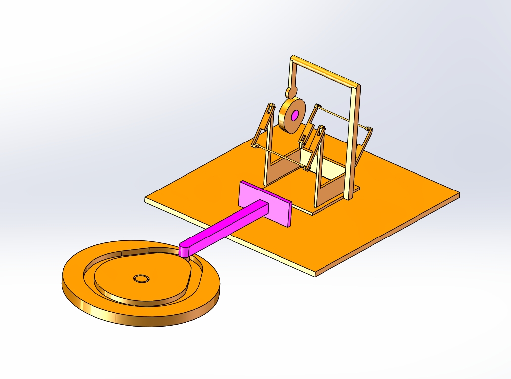 UG三面切书机简化结构及运动仿真