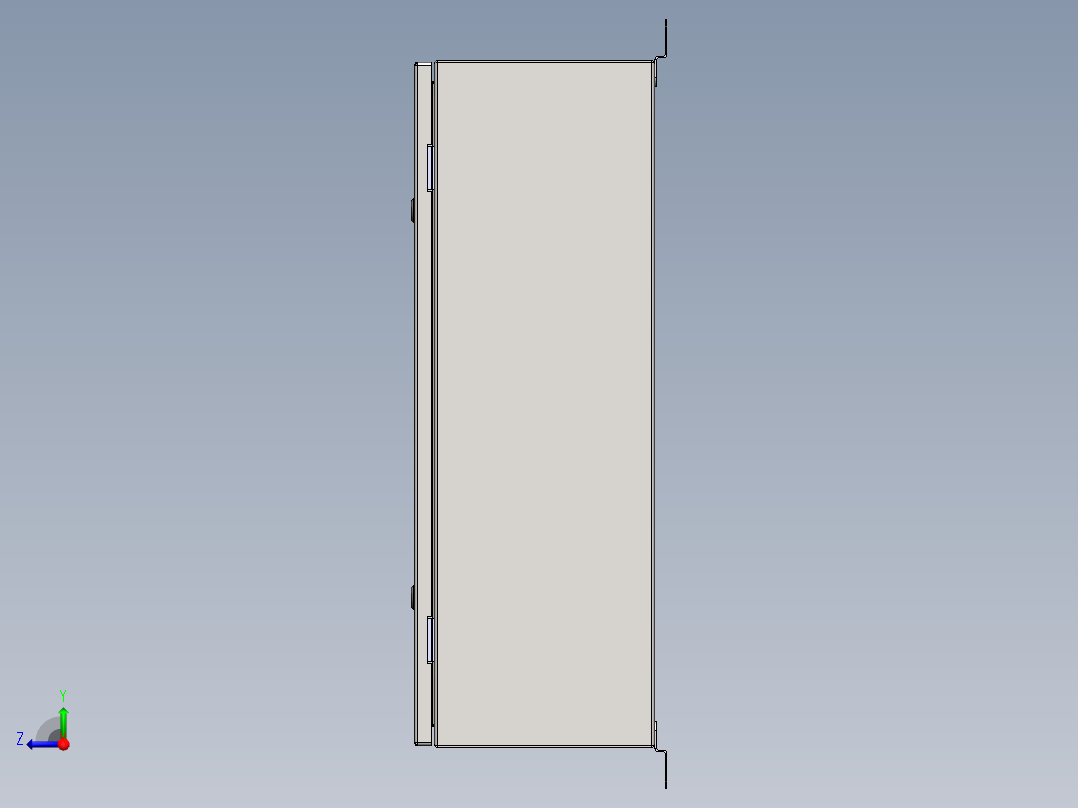 配电箱600x280x800右视图
