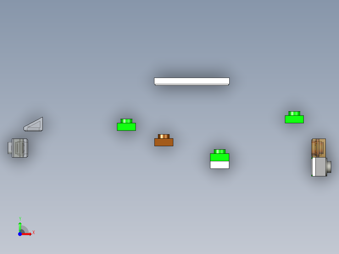 B3004209-乐高积木汽车前视图