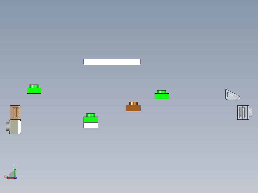 B3004209-乐高积木汽车后视图