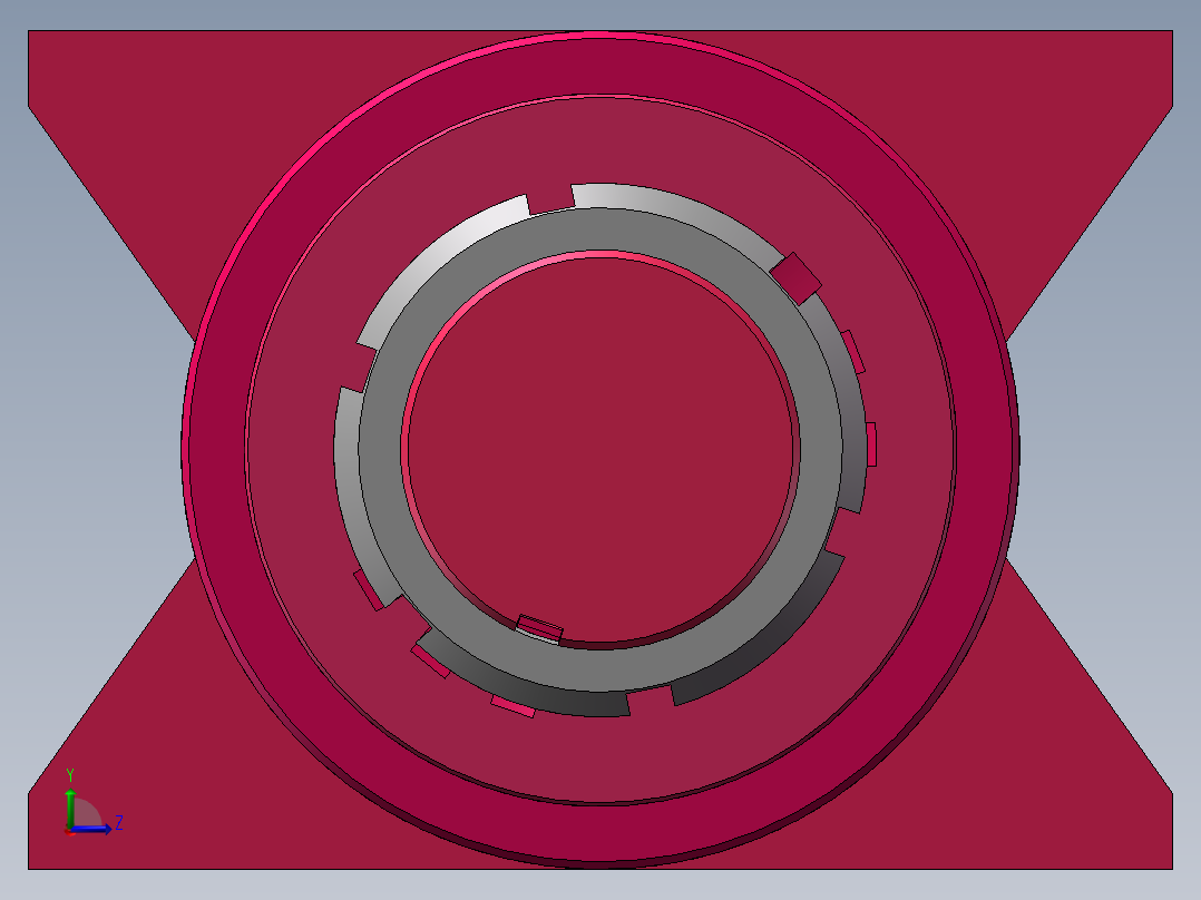 哈夫绞装配左视图