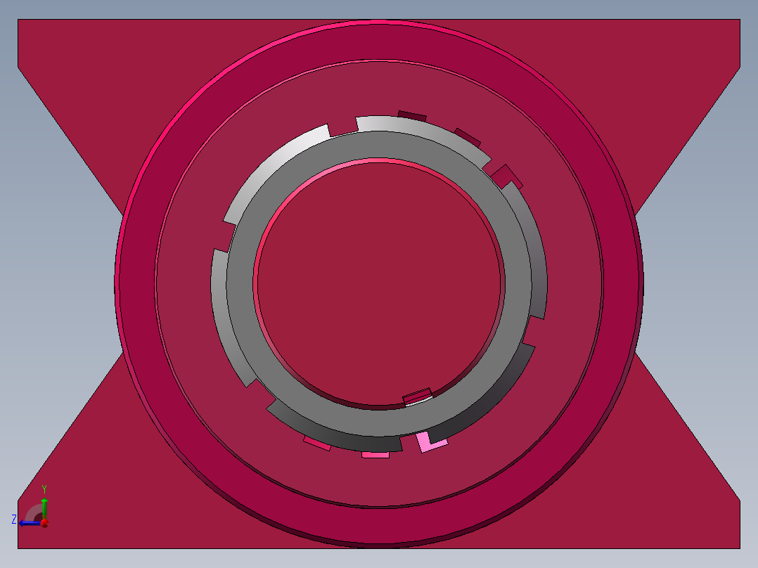 哈夫绞装配右视图