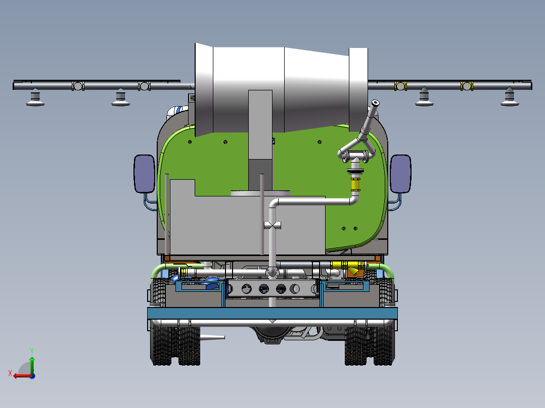 城市洒水车--1271094后视图