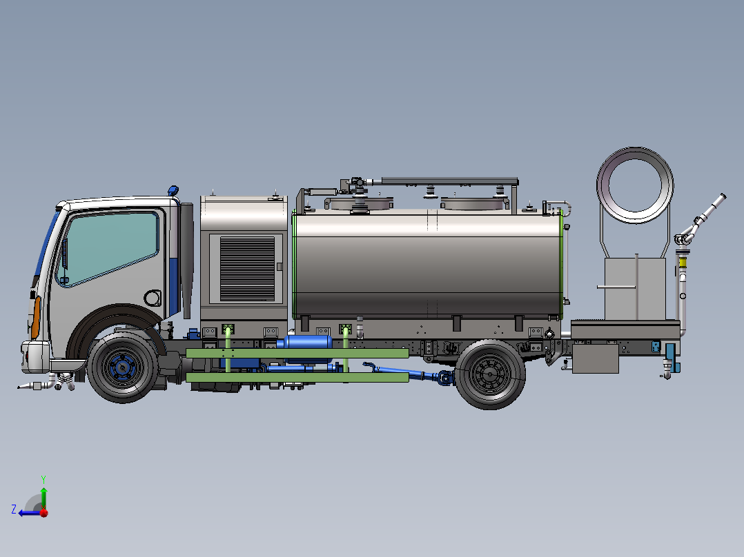 城市洒水车--1271094右视图