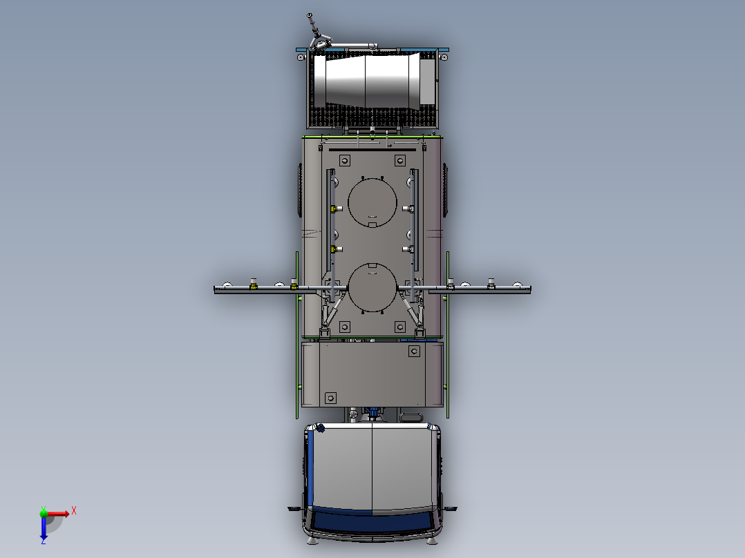 城市洒水车--1271094俯视图