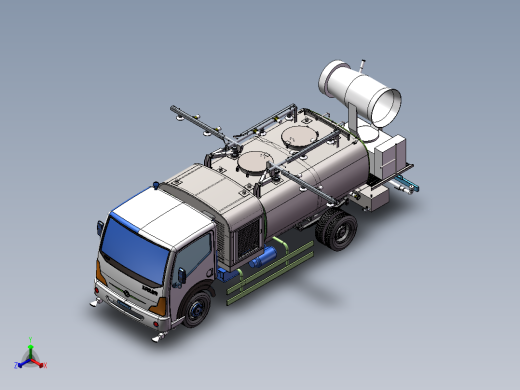城市洒水车--1271094正等轴测缩略图