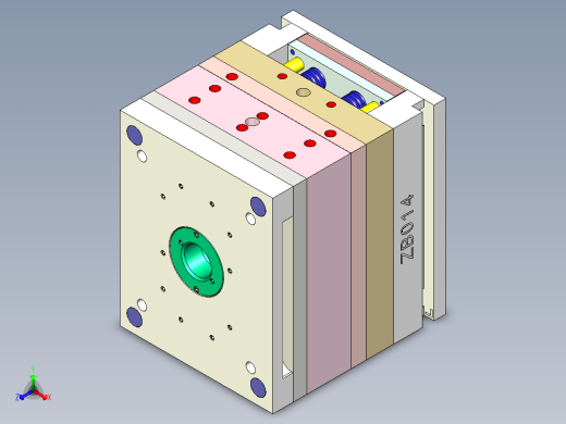 奶茶杯主体（推板顶出）