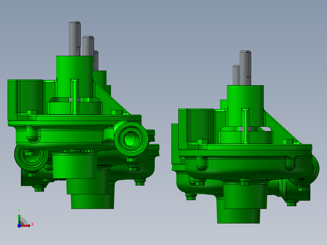 5款FMC-CW磁力离合器驱动离心泵模型前视图