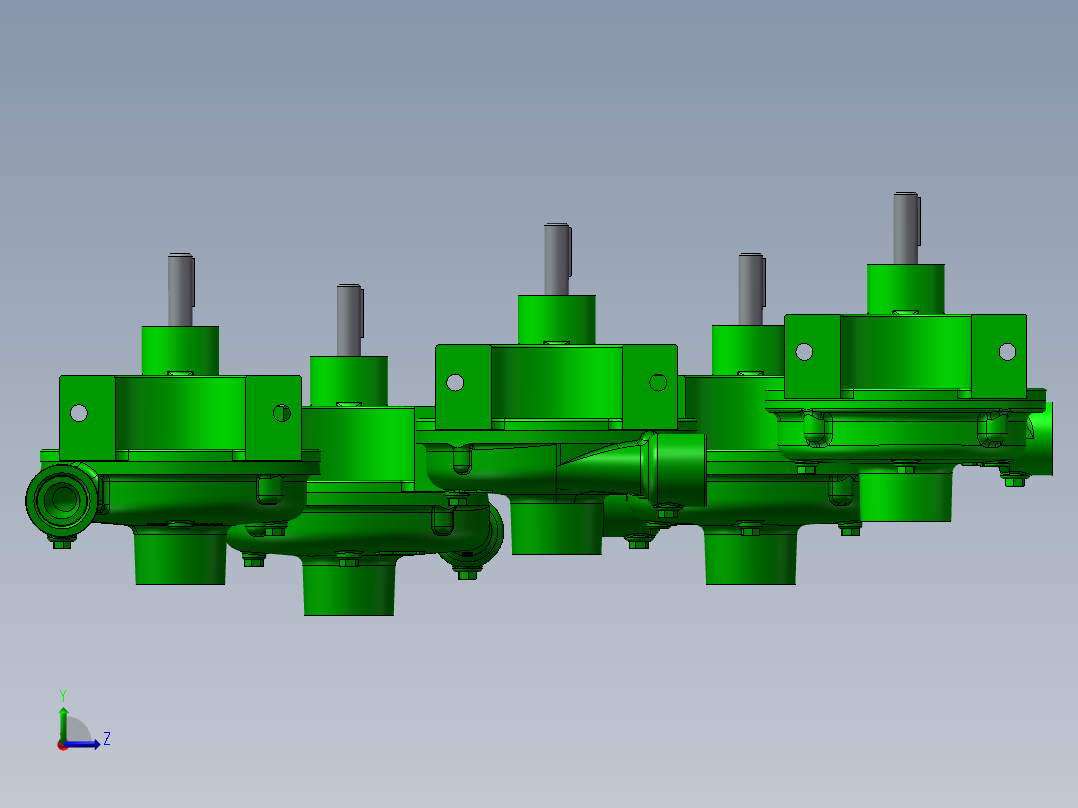 5款FMC-CW磁力离合器驱动离心泵模型左视图