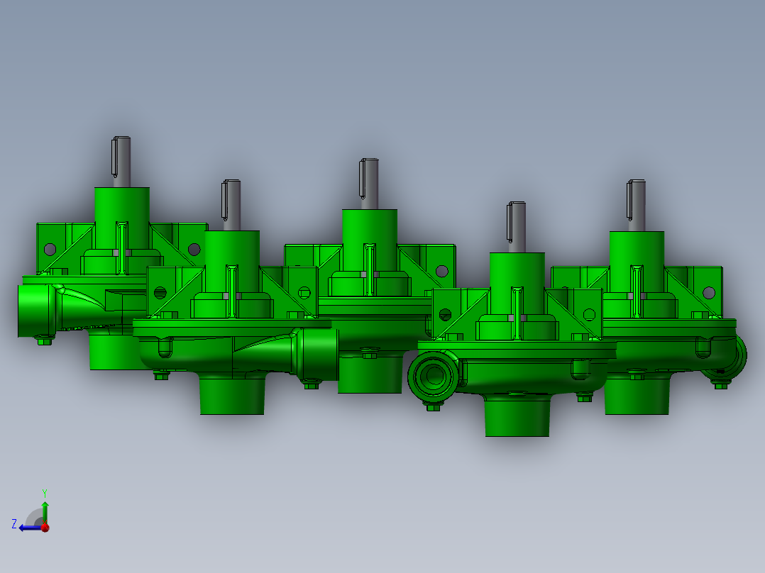 5款FMC-CW磁力离合器驱动离心泵模型右视图
