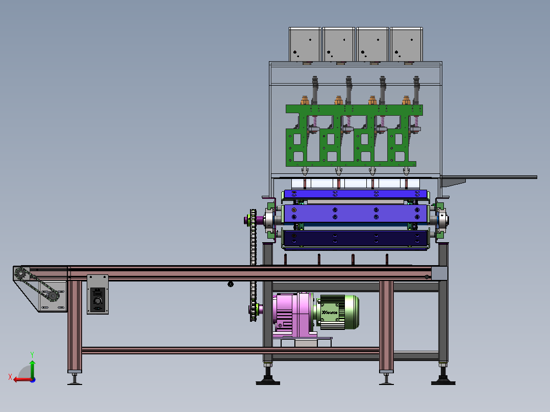 挂钩锁螺丝机  sw20后视图