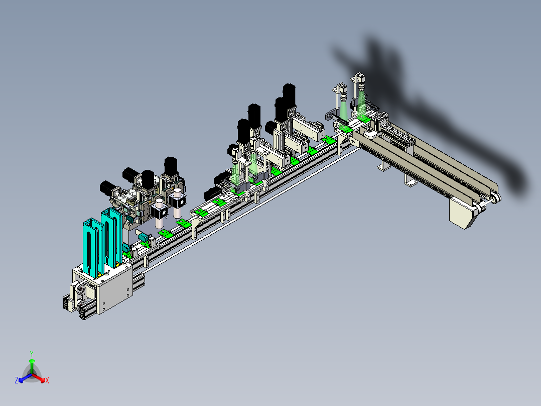 铣槽挑线机（SW设计三维模型）
