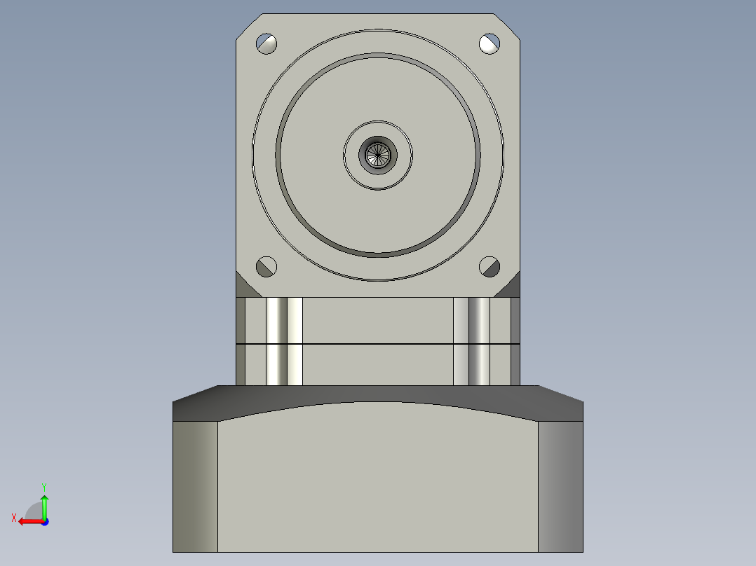 ABR090M1-010-S2-P2减速机后视图