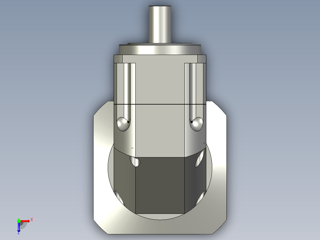 ABR090M1-010-S2-P2减速机俯视图