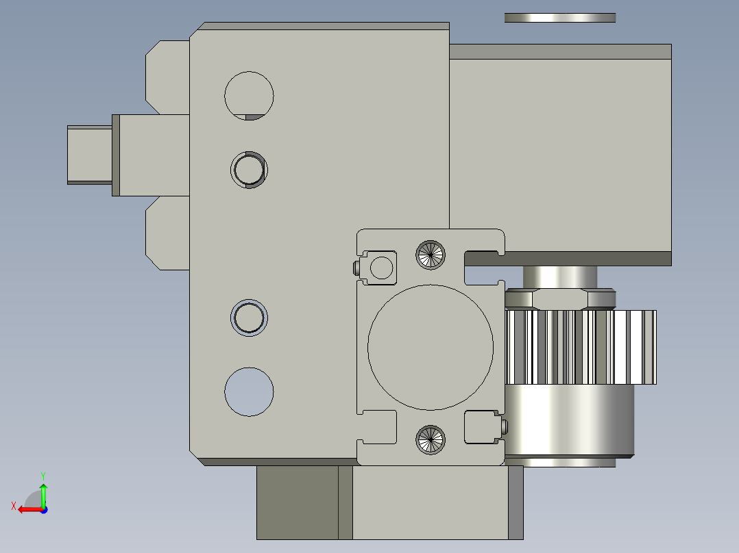 CXDQ02-05-02-00齿轮式翻转机构后视图