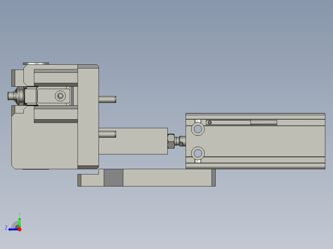 CXDQ02-05-02-00齿轮式翻转机构右视图