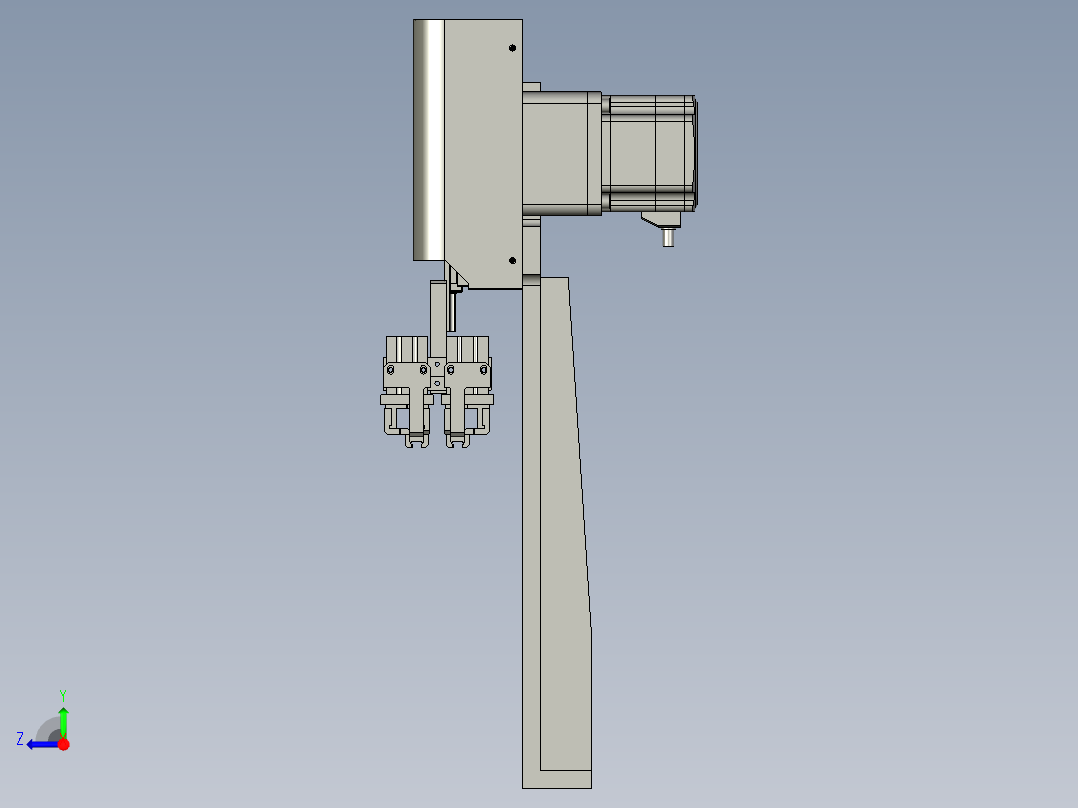 磁路下料机械手右视图