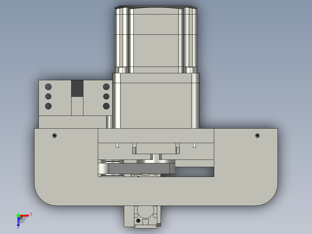 磁路下料机械手俯视图