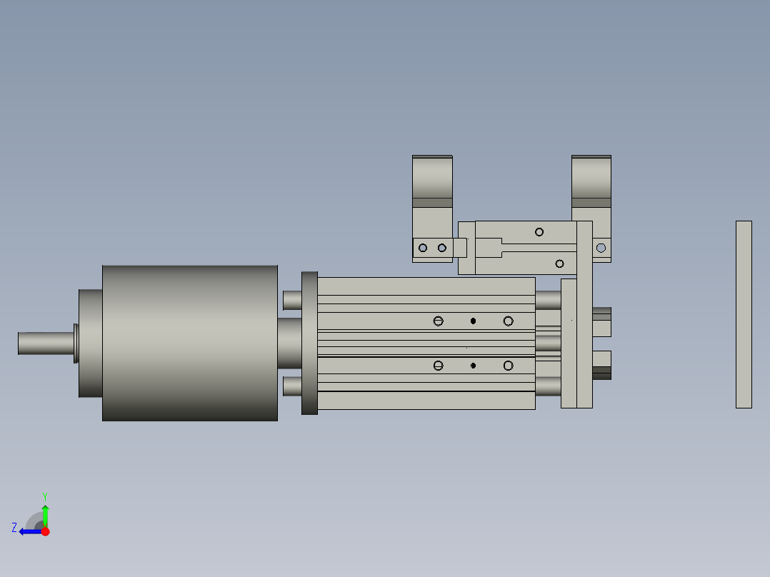 爪产品装配右视图
