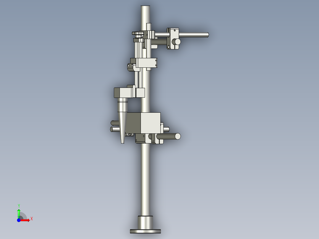 视觉检测前视图