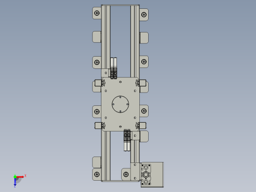 8074-0200-0000顶泡沫夹具-8261俯视缩略图