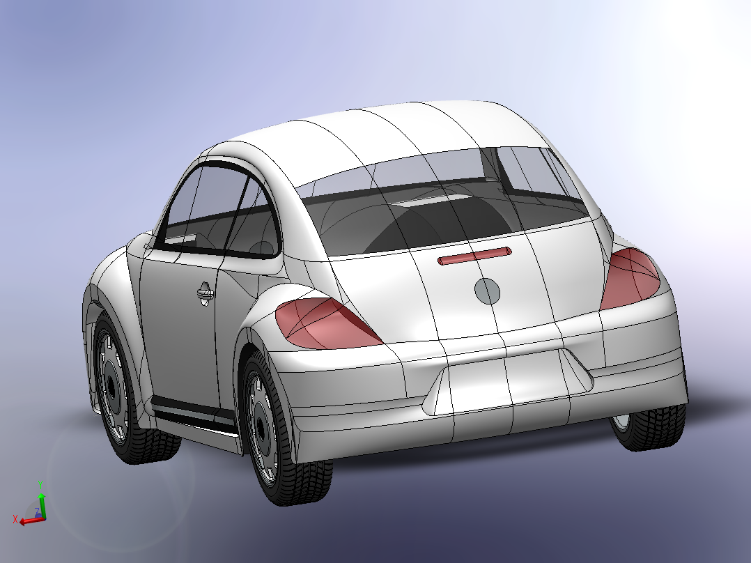 大众甲壳虫2013主视图