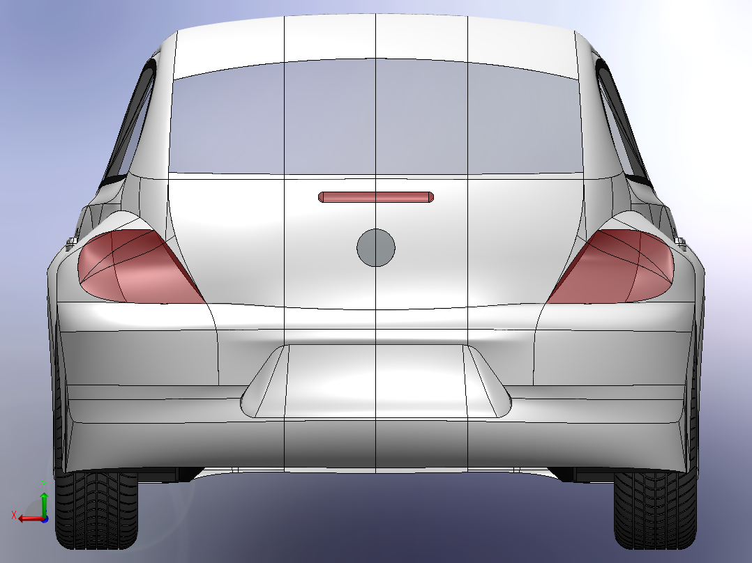 大众甲壳虫2013后视图