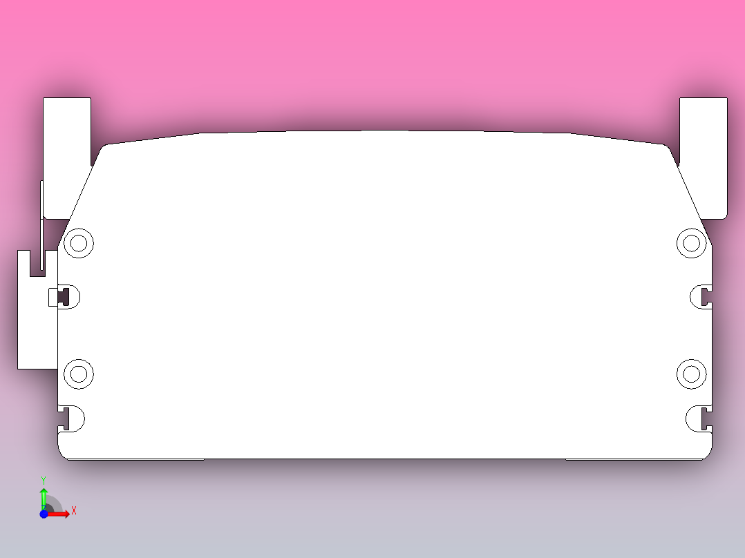 MTH22标准螺杆滑台[MTH22-L#-100-M-P75-C3]前视图