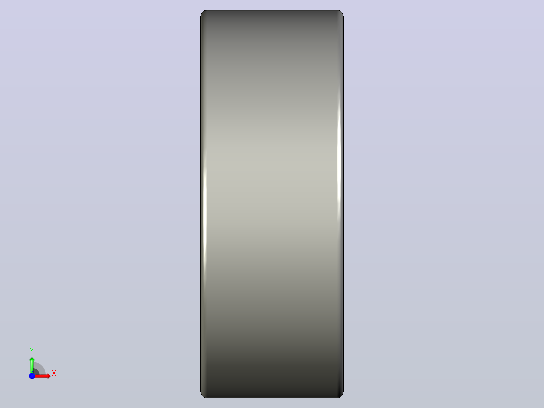 SKF自调心球轴承ball_bearing_2308_ek_0前视图