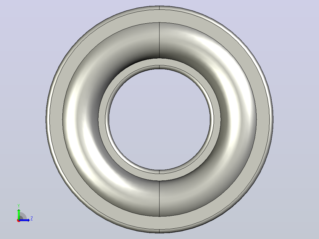 SKF自调心球轴承ball_bearing_2308_ek_0左视图
