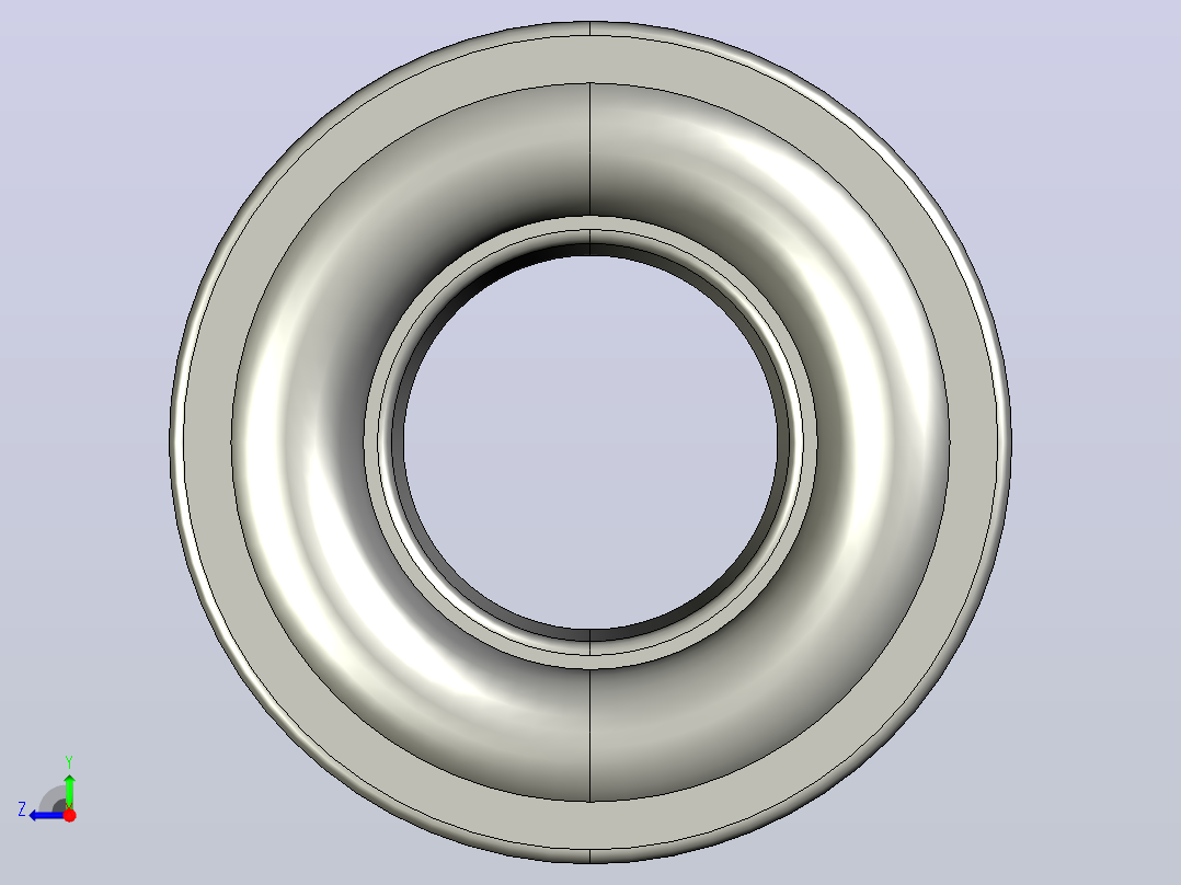 SKF自调心球轴承ball_bearing_2308_ek_0右视图