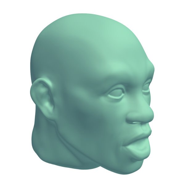 兴奋的面部表情V2 3D