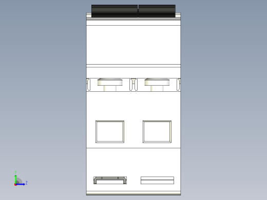 双极开关KB-D_2P三菱电机左视缩略图