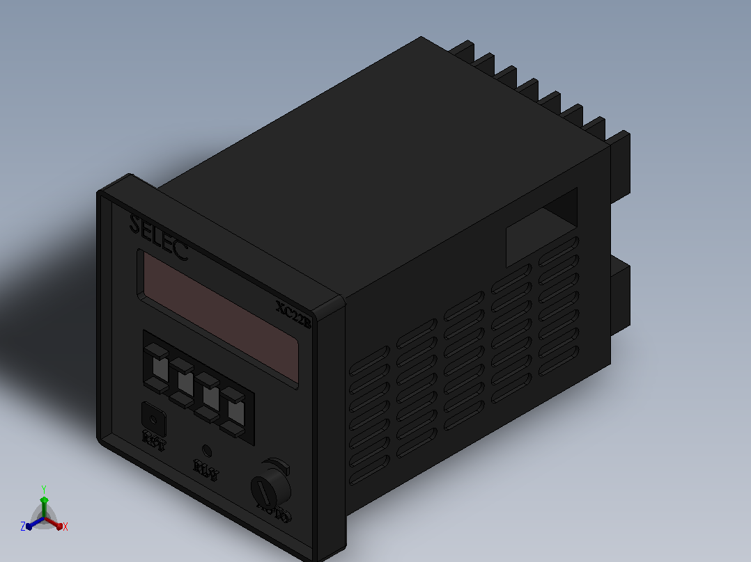 SELEC计数器XC22B-4-AR-M1-230主视图