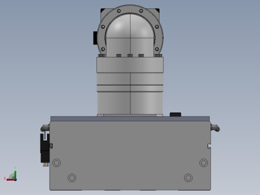 DMG220-FCM齿轮齿条模组直线滑台（电机前折）[DMG220-L20S400-DT750-C2U-FCM-P7]后视缩略图
