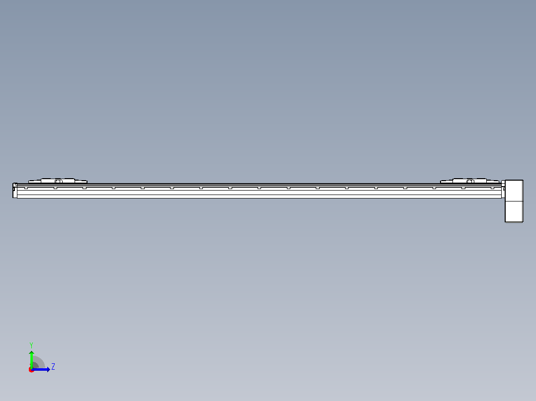皮带直线轴双滑块型TPA-GCBS-120-P70-L600-LP-M20-N3左视图