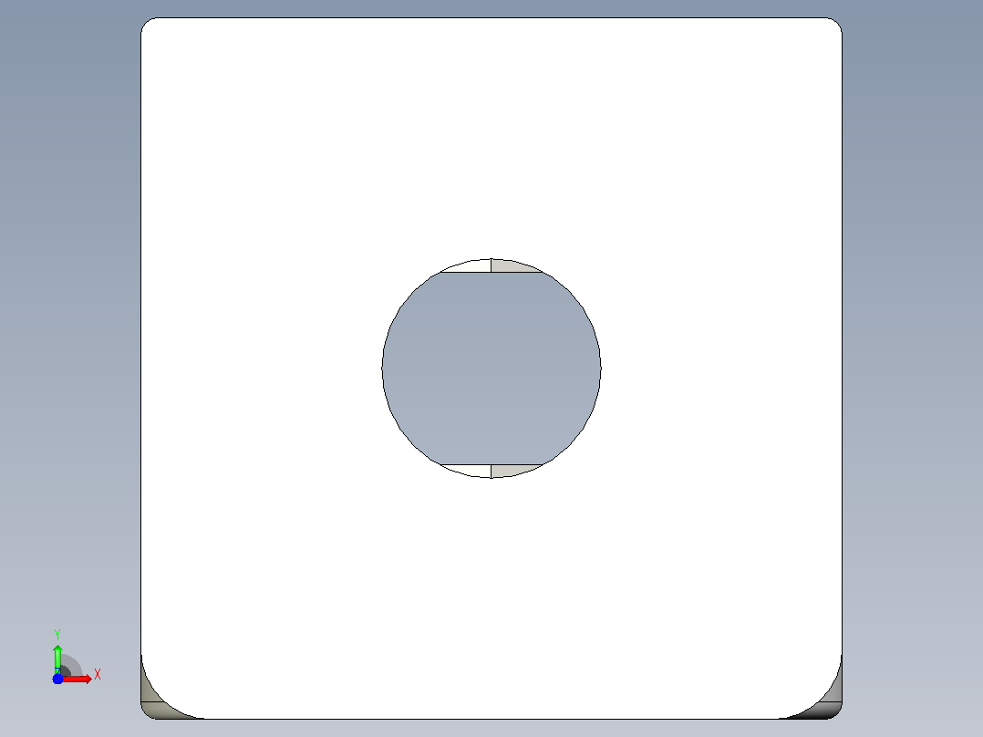 重型合页 X8 系列 40X40_重型合页 X8 系列 40X40前视图