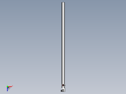 皮带直线轴半封闭可选导轨TPA-HNB-120D-110-L3050-MR-C-P40-N3俯视缩略图