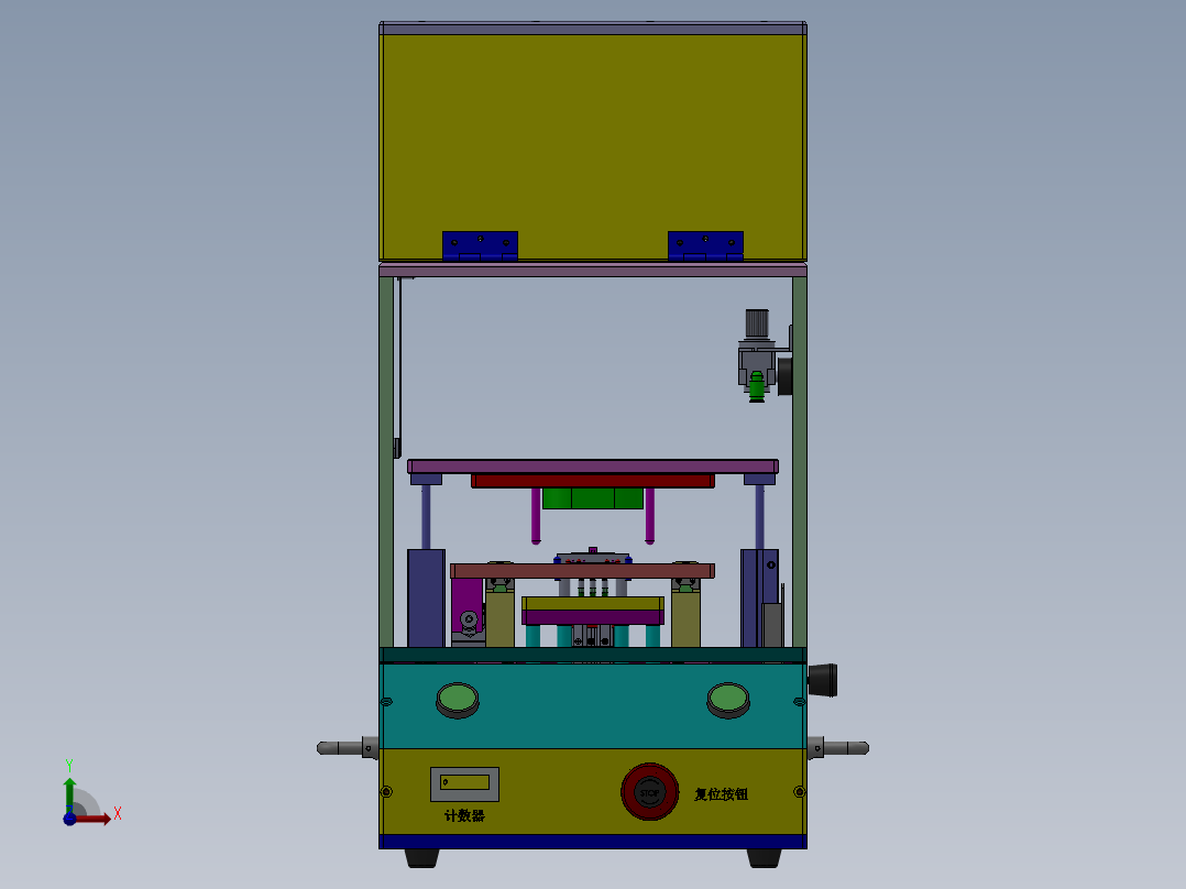 M12 测试治具前视图